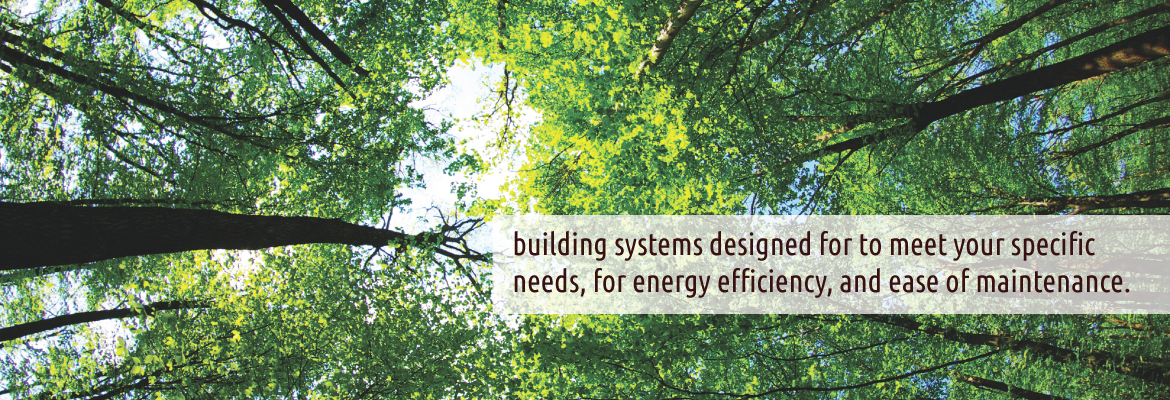 Building systems designed to meett your specific needs, for energy efficiency and ease of maintenance.